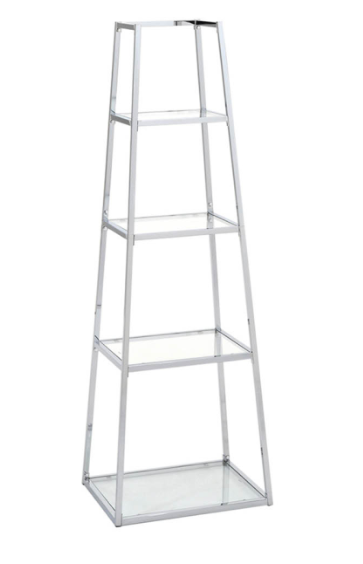 Medium chrome ladder display unit