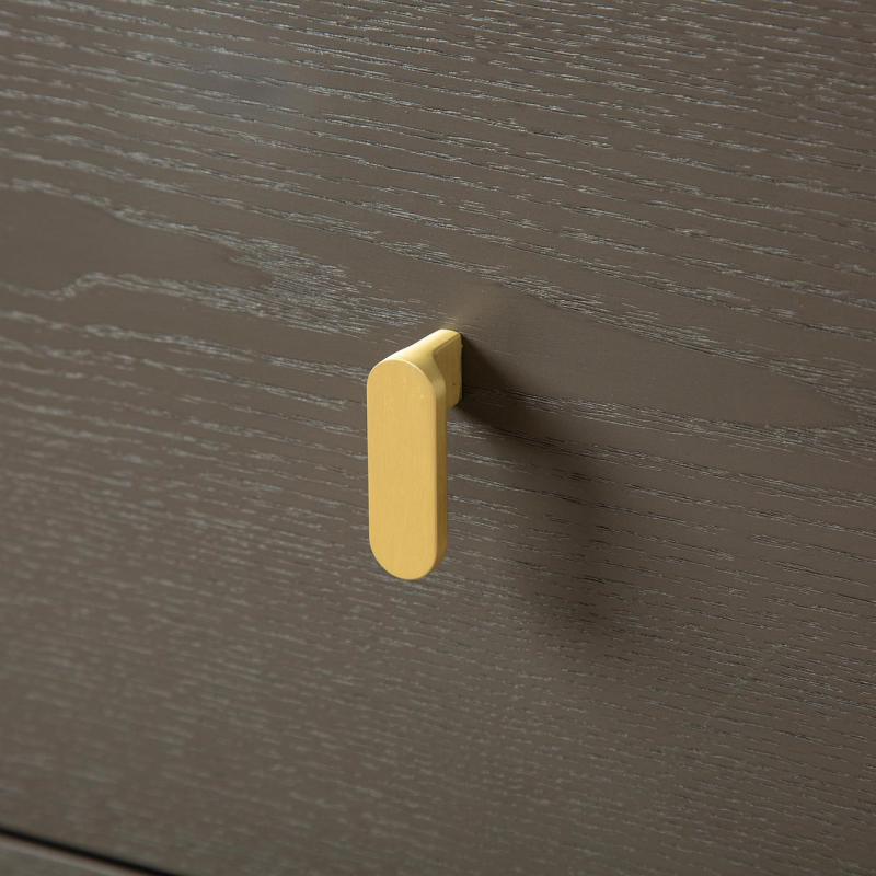 The Smoke Grey Elm 3 Drawer Chest