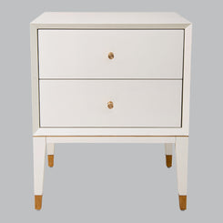 Bex White Side Table