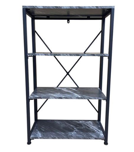 105cm 4-Tier Black Display Unit