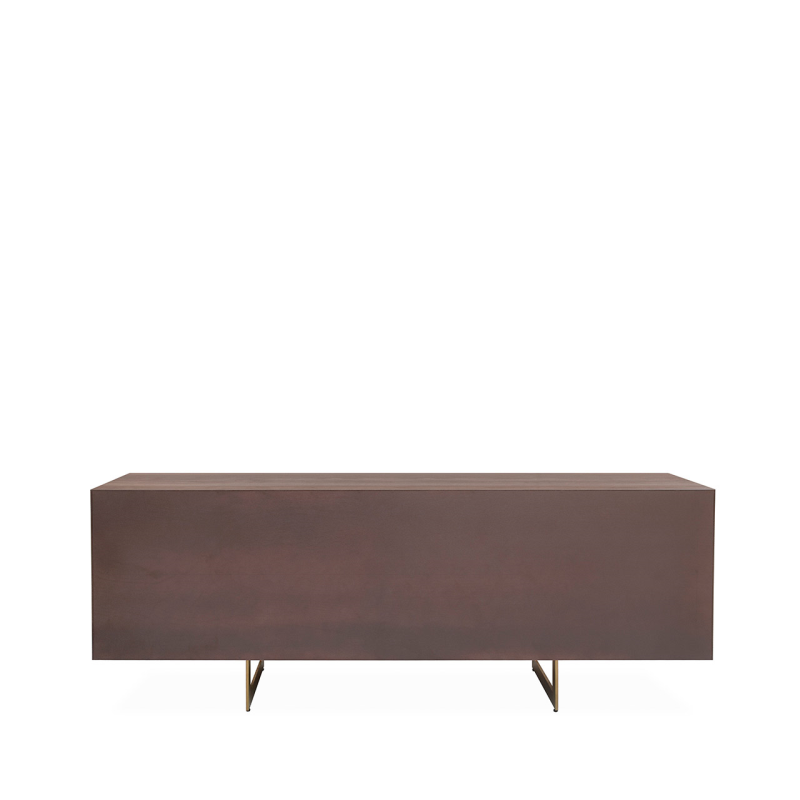 The Iva 4 Door Sideboard in Light Walnut