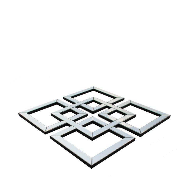 90x90 Geo Mirror Wall Art