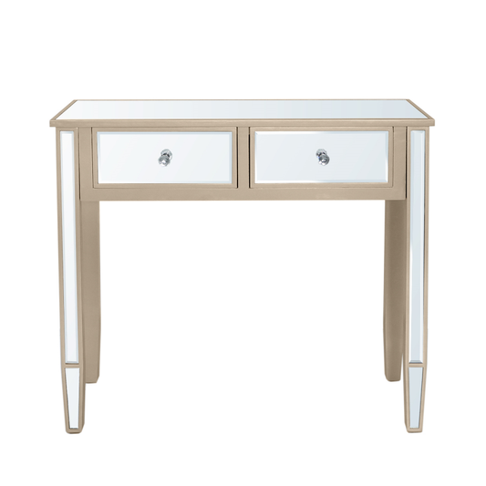 Dark Champagne Console Table