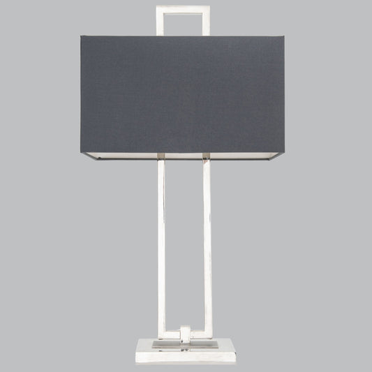 Ember Nickel Finish Table Lamp