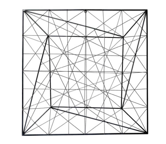 Black Metal Wall Decoration