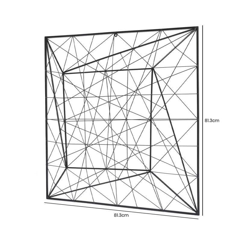 Black Metal Wall Decoration