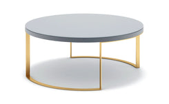 Lunato Coffee Table - Grey Lacquer