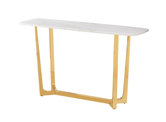 The Gold Metal Console Table