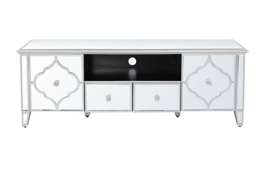 Marrakech Silver Mirror TV Entertainment Unit