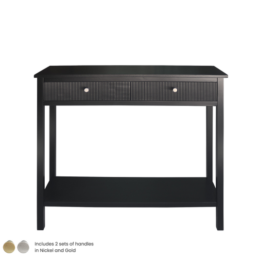 The 2 drawer console table