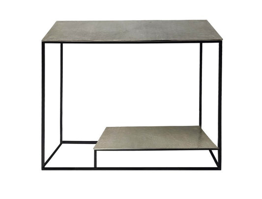 Black And Nickel Console Table