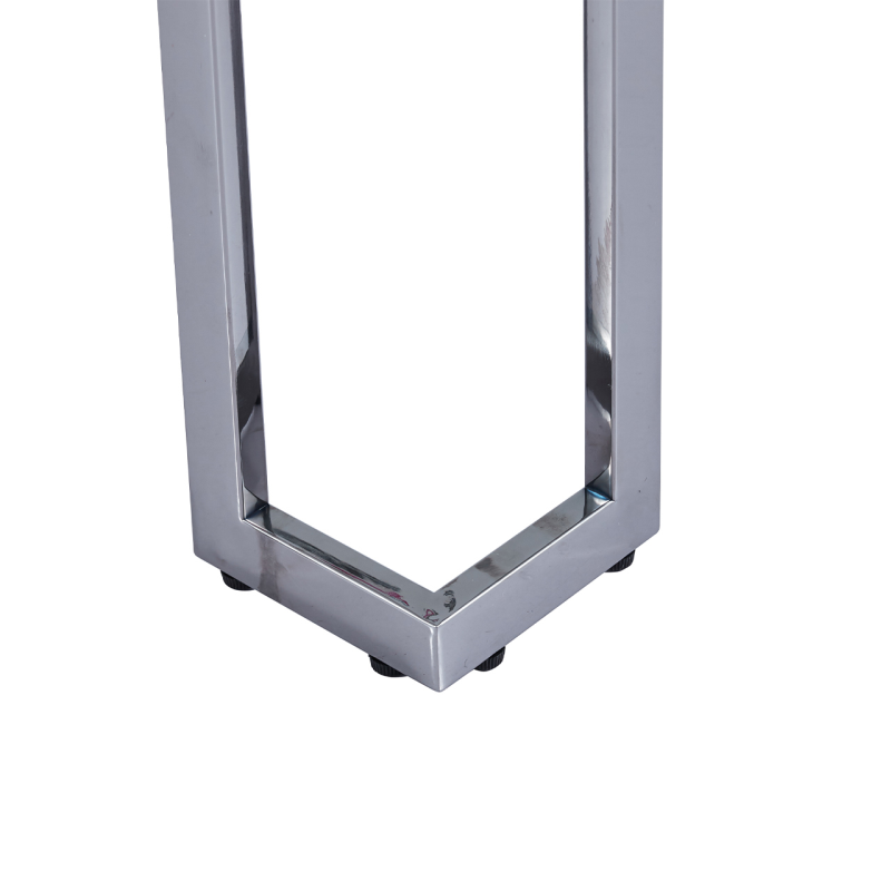 The Aamari Grey Gunmetal Console Table