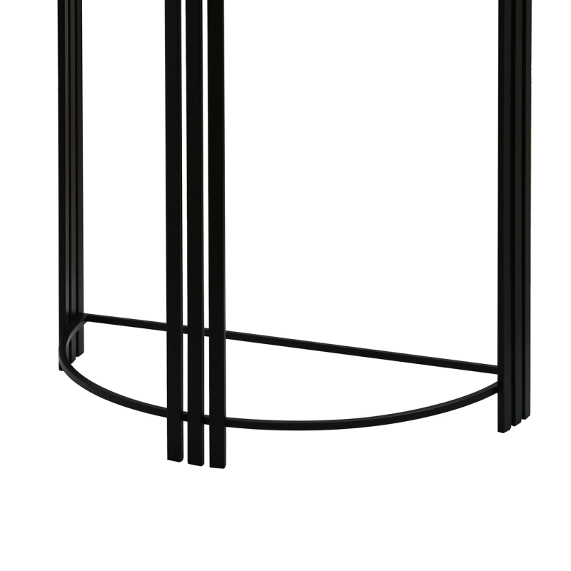 Half moon console table