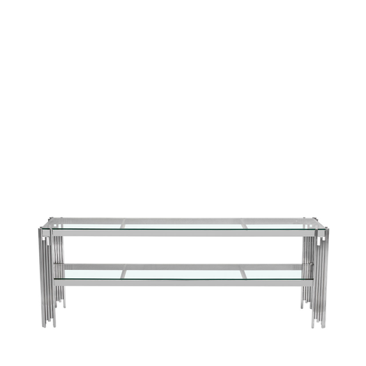 The Chrome Steel Tubes Entertainment Unit