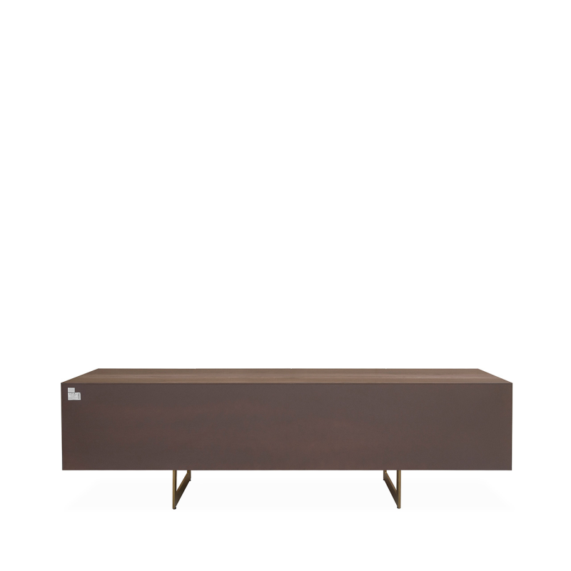 The Iva 4-Door Entertainment Unit Light Walnut