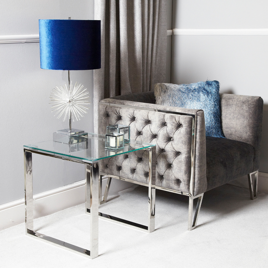 Stainless Steel End Table