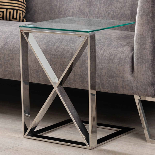 Zenith Stainless Sofa Table