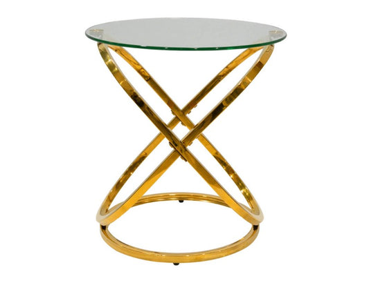 The Rizzo Gold End Table