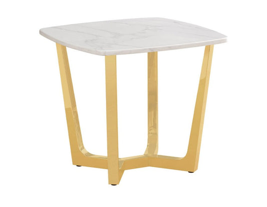 Max Gold Metal End Table