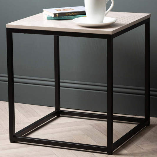 Page End Table Summer Grey
