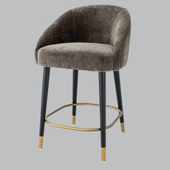 Modern 65 cm barstool with ergonomic seat and metal legs – ideal for kitchen counters