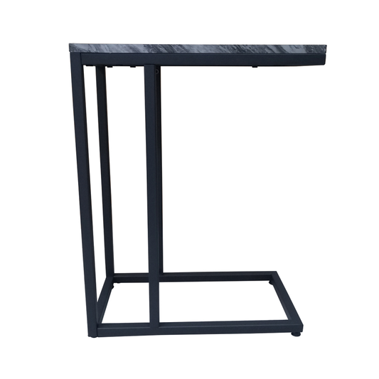 Alora Black Metal Sofa Table