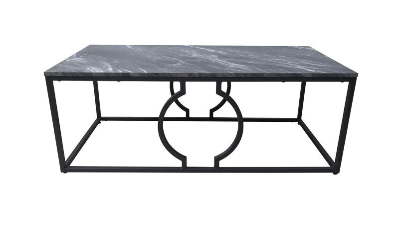 Alora Black Metal Coffee Table
