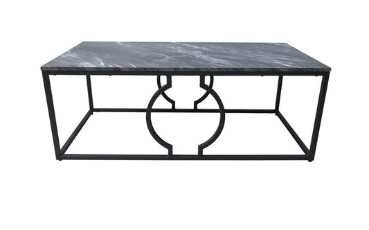 Alora Black Metal Coffee Table
