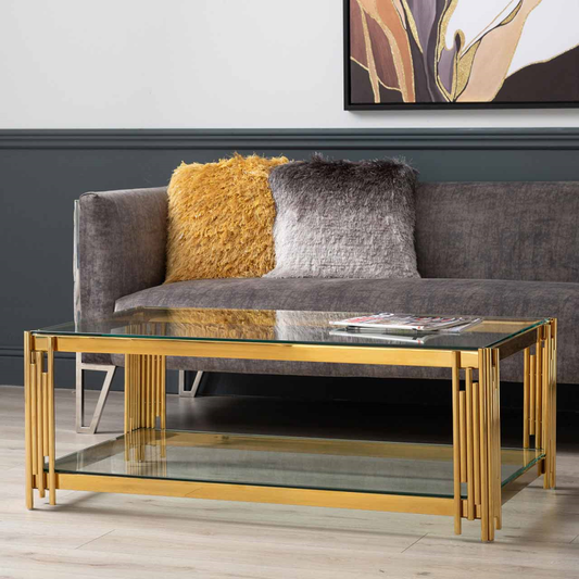 Gold Coffee Table