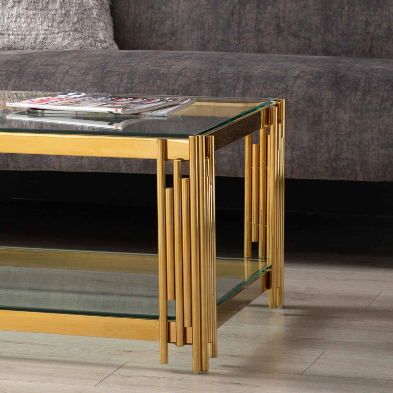Gold Coffee Table