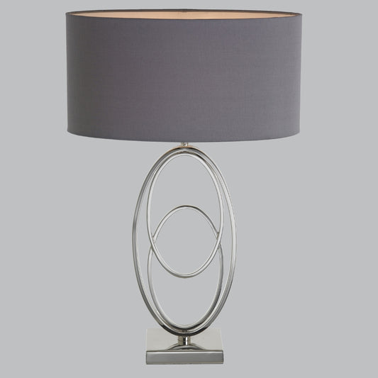 Sage Nickel Table Lamp