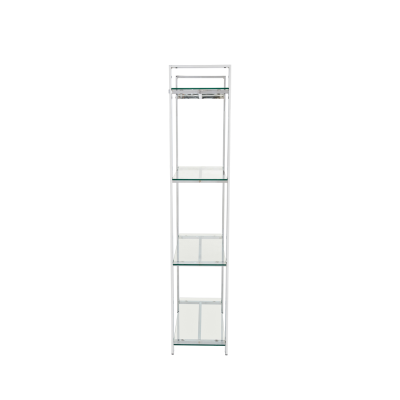 Three-Tier Glass Display Shelf