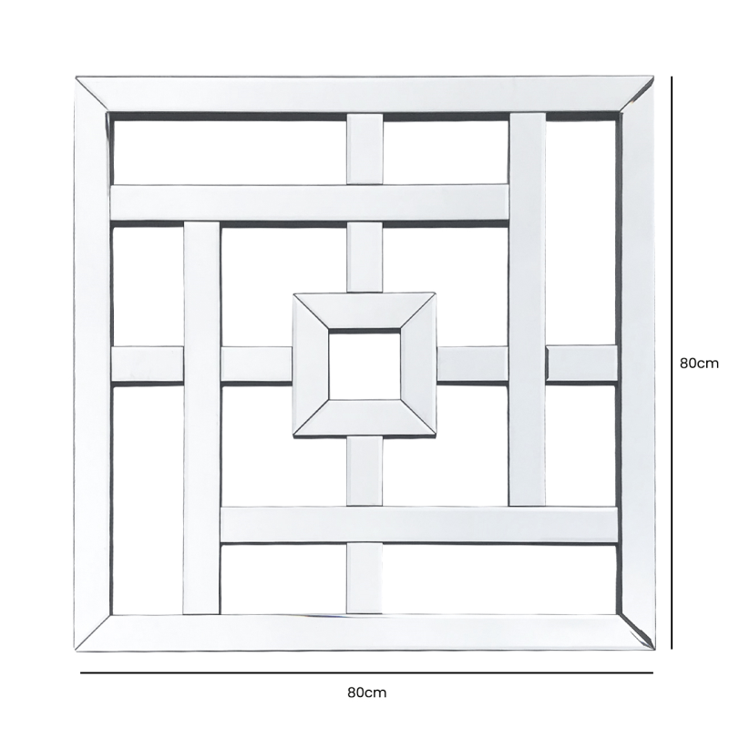 Geometric Mirror Wall Art
