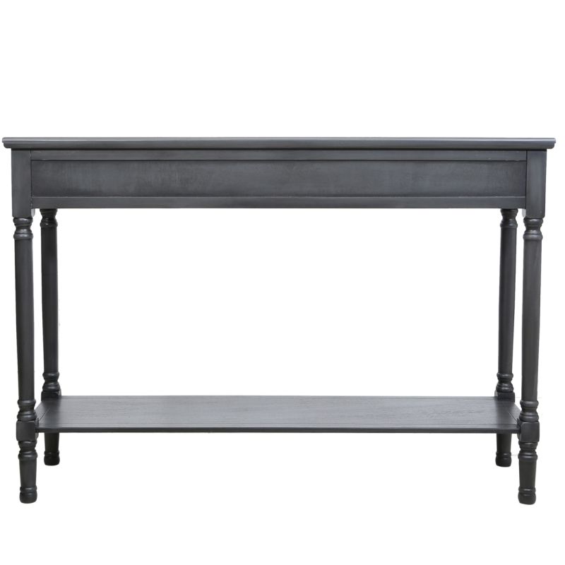 Large grey console table