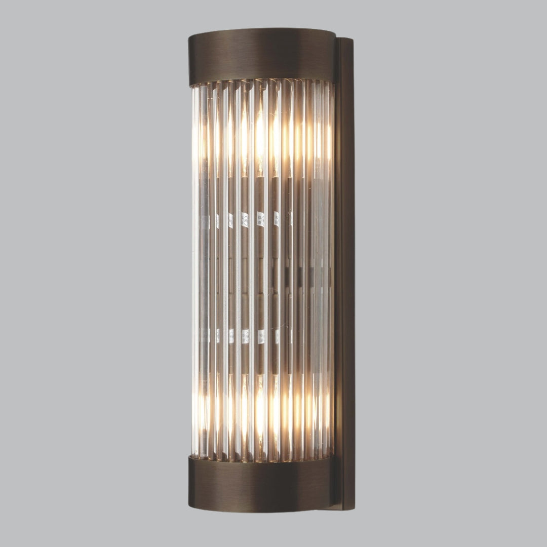Wade Dark Brass Finish Wall Lamp