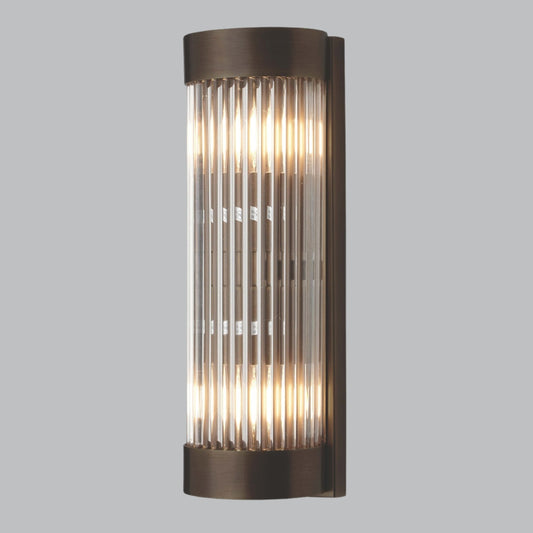 Wade Dark Brass Finish Wall Lamp
