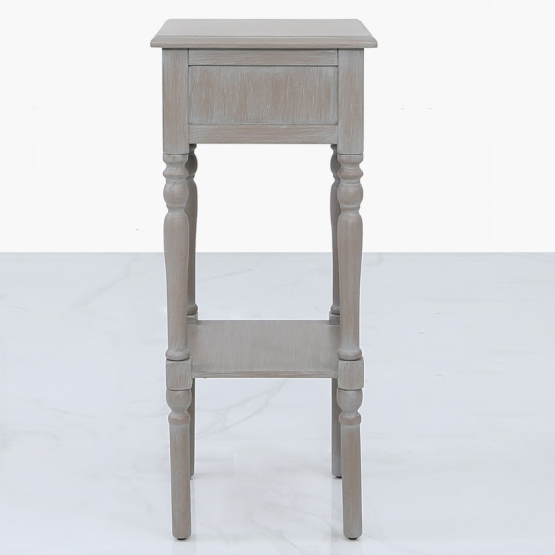Taupe 1 Drawer Telephone Table
