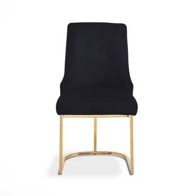 Casa Black Velvet Dining Chair