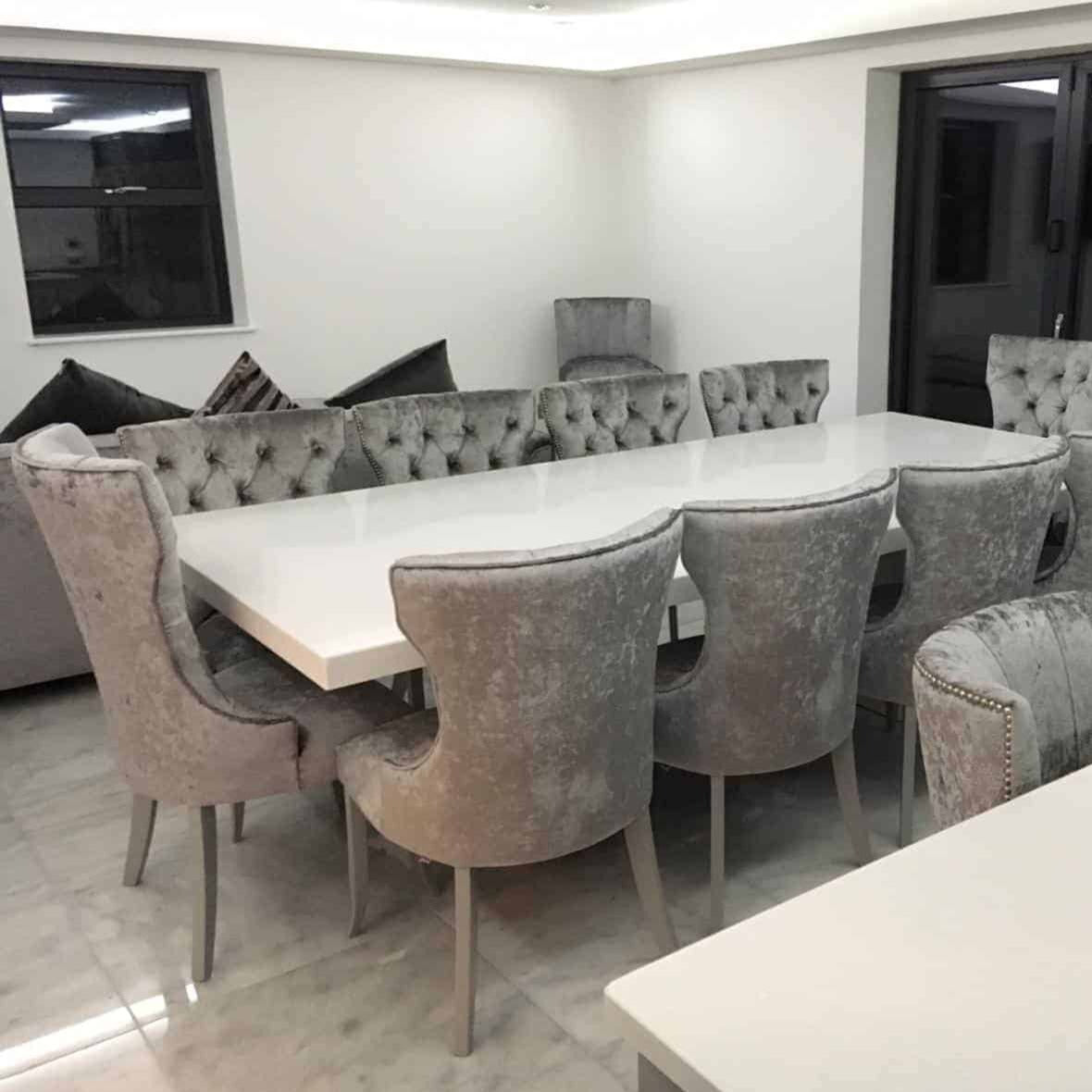 Carra XL Buttoned Dining Chair