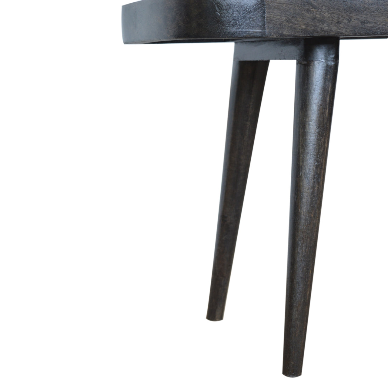 Rattan Bench in Ash Black