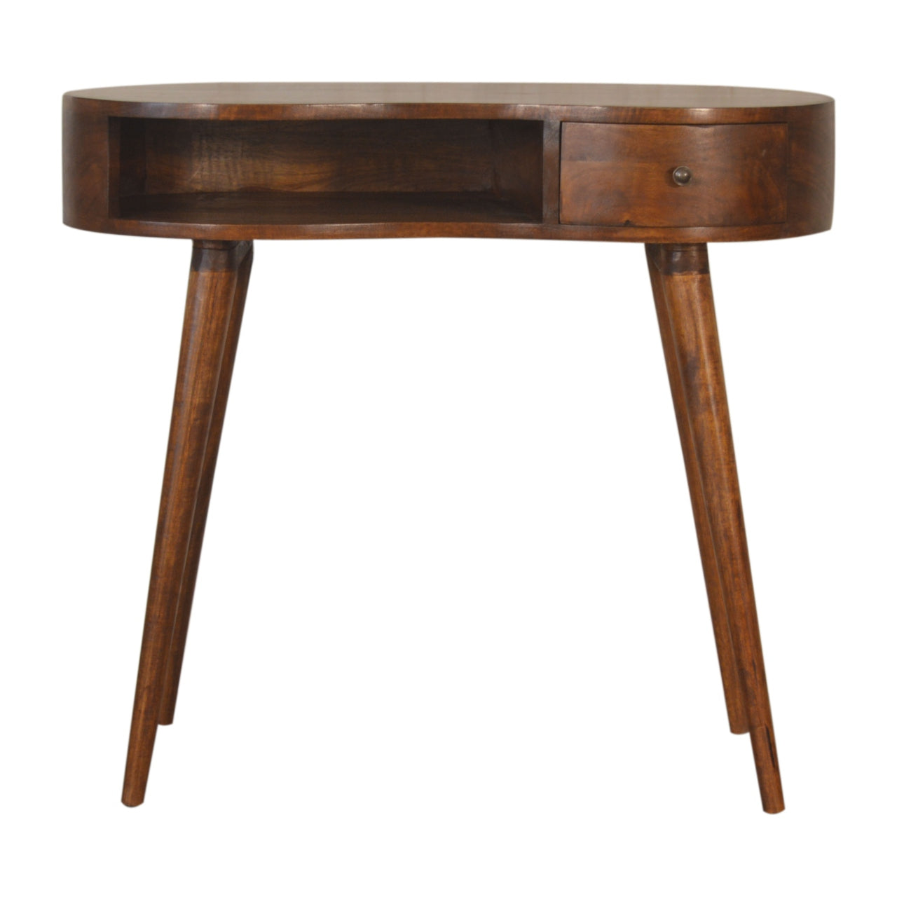 Wave Chestnut Writing Desk
