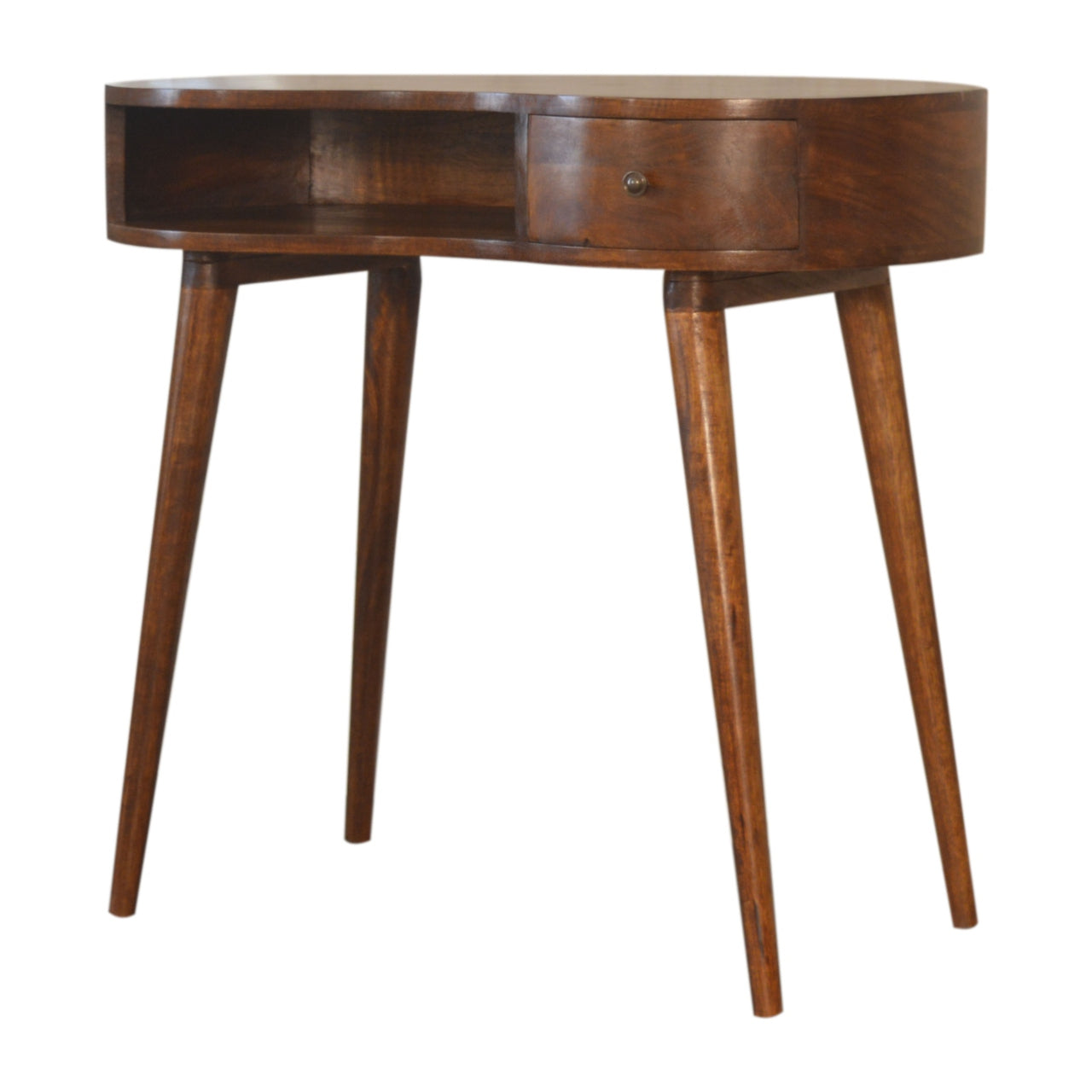Wave Chestnut Writing Desk
