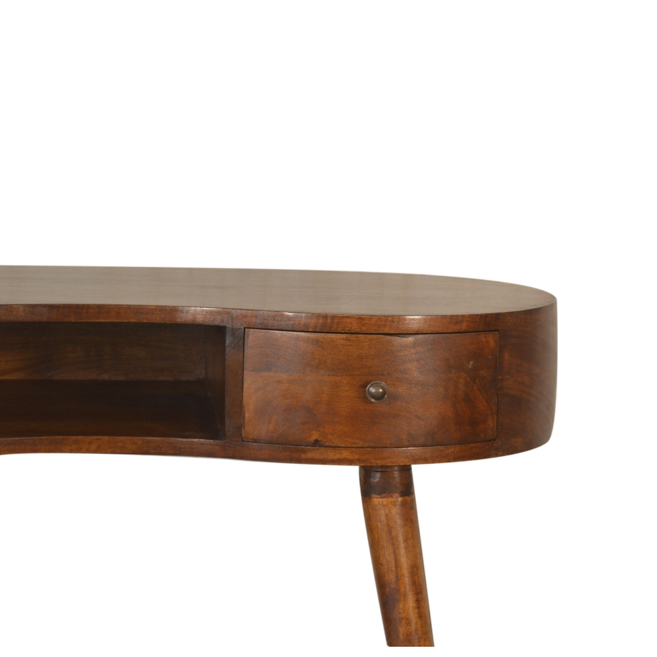 Wave Chestnut Writing Desk