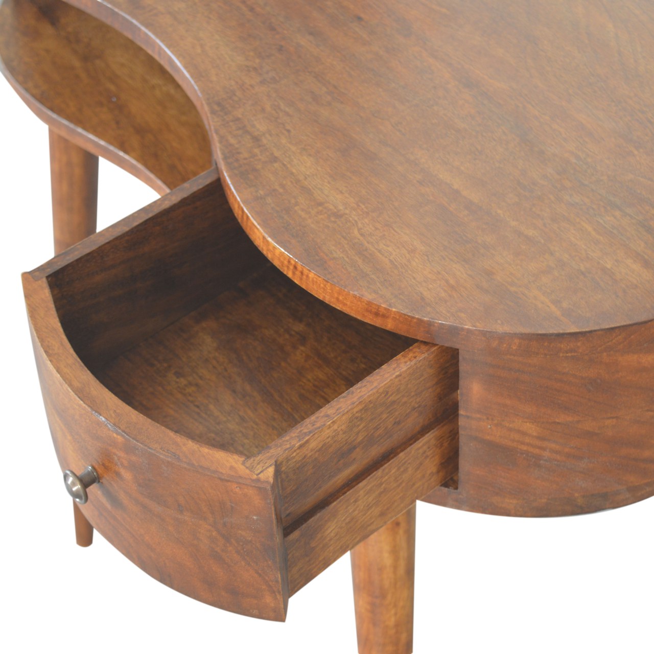 Wave Chestnut Writing Desk