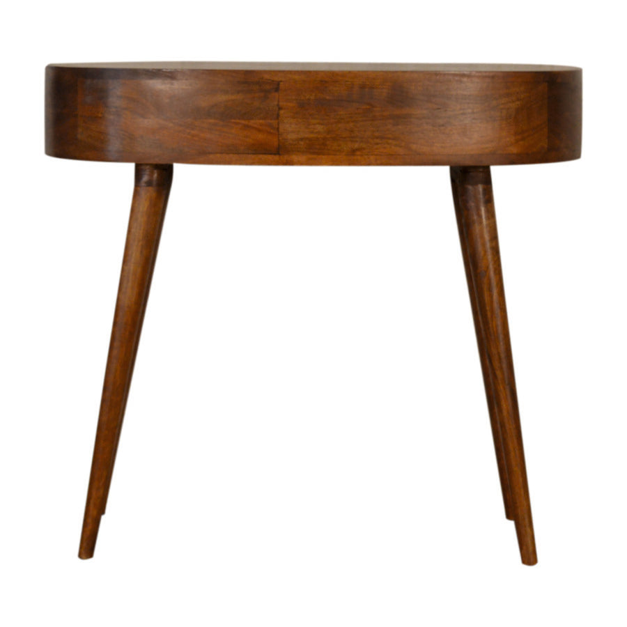 Wave Chestnut Writing Desk