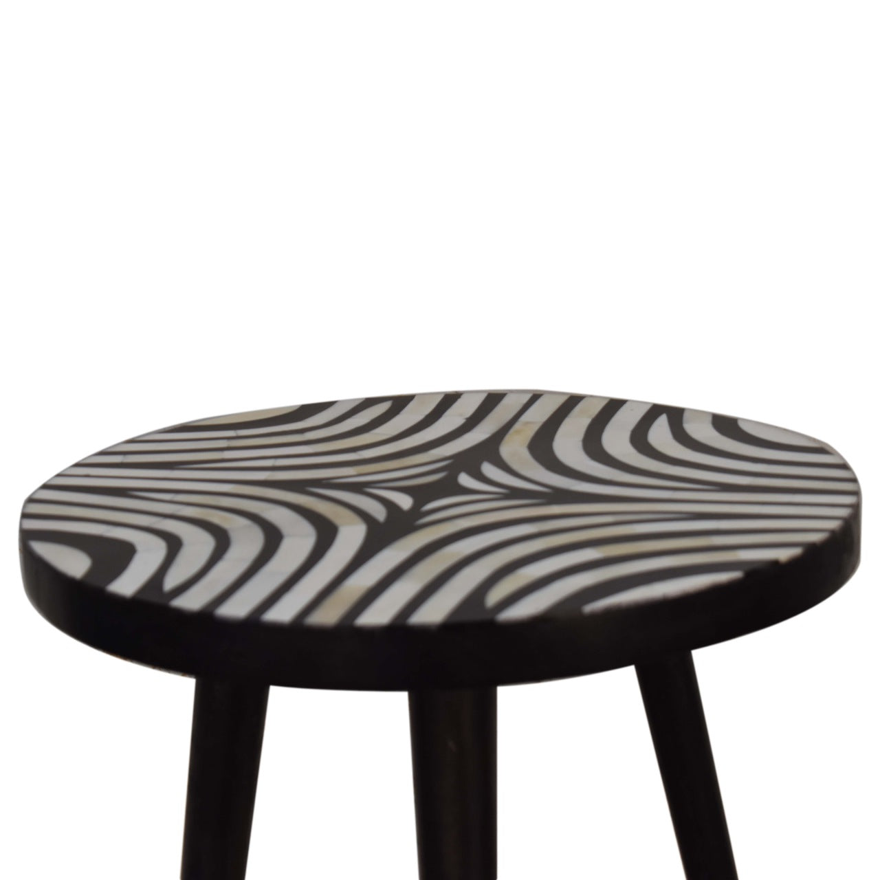 Inlay Patterned End Table