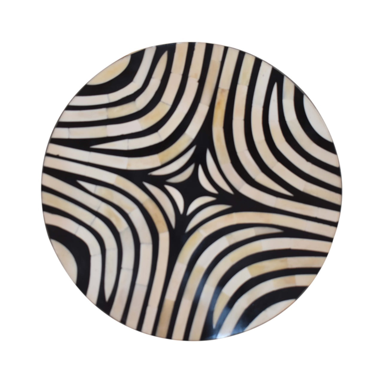 Inlay Patterned End Table
