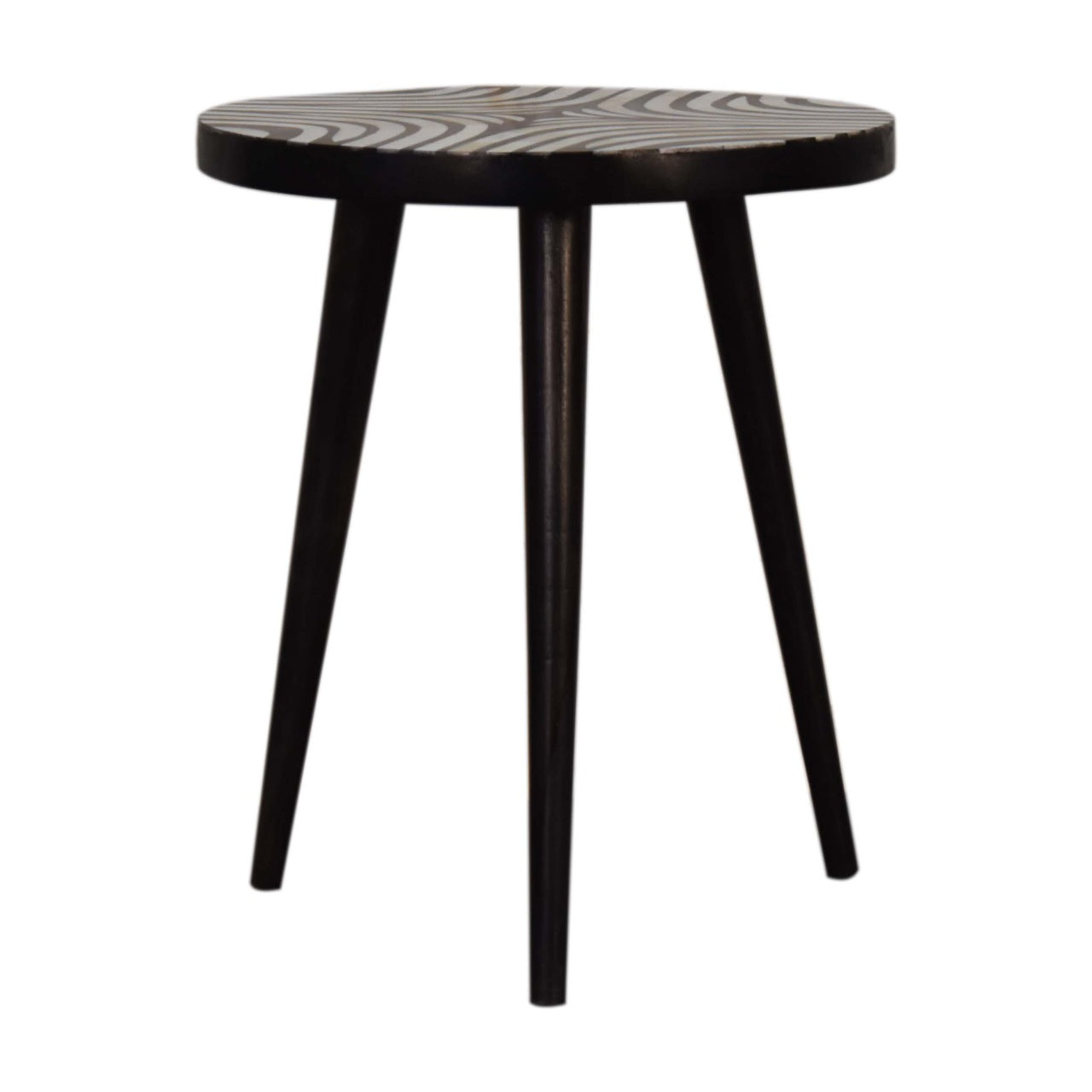Inlay Patterned End Table