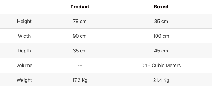 Curved Edge Console Table in Ash Black