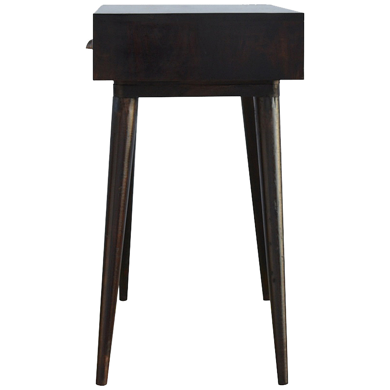 Nordic Walnut Writing Desk with 1 Drawer